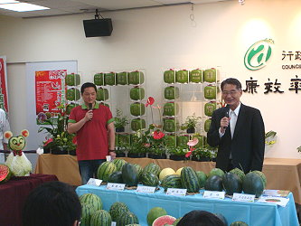 陳主委在活動記者會中致詞