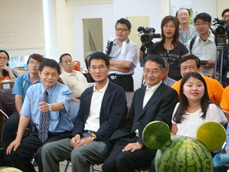 雲林縣立委劉建國及張嘉郡委員蒞場指導