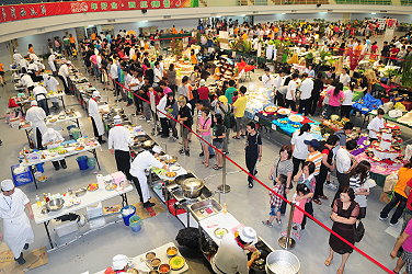 西瓜烹飪競賽現場