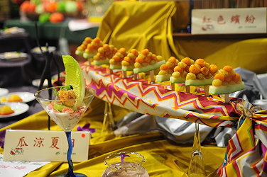 西瓜料理作品-瓜涼夏日