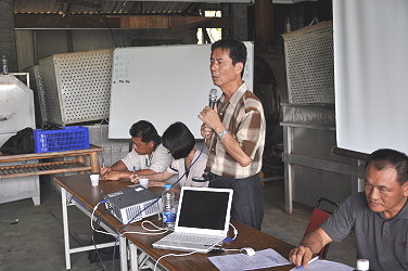 嘉義縣梅山鄉講習會由孫分場長文章主持