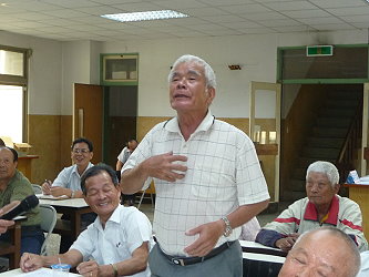 綜合座談時農民提問