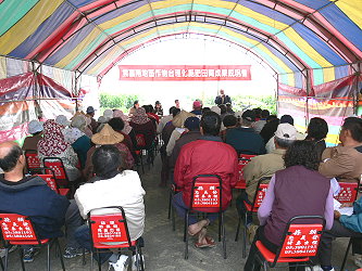 馬鈴薯合理化施肥說明會現場