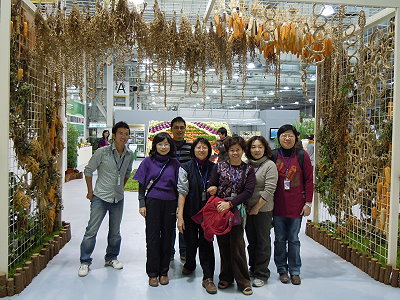 勞苦功高的佈展工作人員