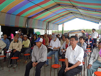 農民熱烈參與觀摩會 