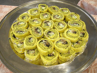 吸晴的薑黃米佐芝麻香鬆