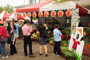 種苗節瓜瓜主題展區是拍照熱門景點