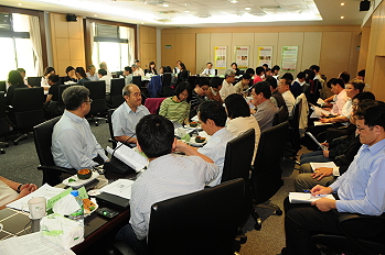 農委會所屬試驗研究機關業務聯繫第 11 次會議現場