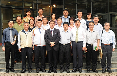 立法院經濟委員會本場業務視察之與會人員合影