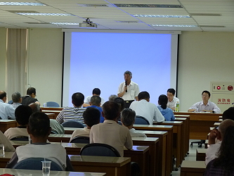 麻豆區農會謝輝泗秘書致詞 