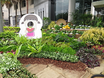 西瓜主題造景拍照區