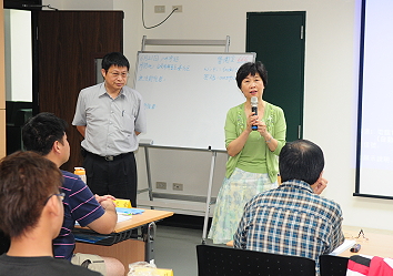 歡迎曹紹徽處長蒞臨上課現場 