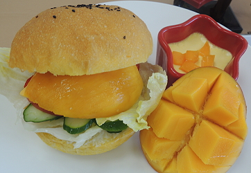 芒果米漢堡