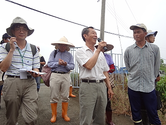 林聰明班長現場參訪解說