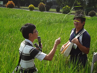 陳榮坤副研究員田間實作解說