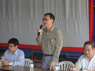 農糧署南區分署陳勁宇課長參與產銷班座談會