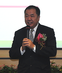 臺中農改場張致盛場長致詞