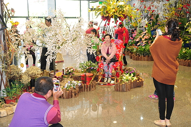 花卉研發成果展示之大型裝置藝術