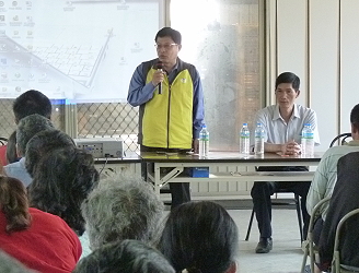 王仕賢場長說明辦理座談會目的