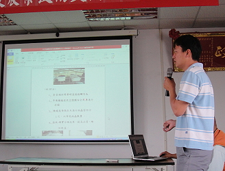 青年農民陳朋修先生分享經營成果