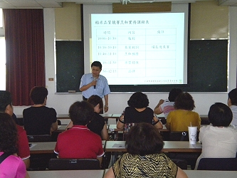 王仕賢場長親自蒞臨分場致詞