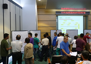 學員上課分組討論情形