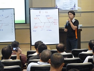 學員上課分組報告情形