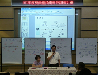 鄭榮瑞副場長及李月寶課長與學員綜合座談會