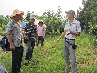 學員參觀福智麻園有機農場