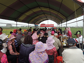 大豆觀摩會農民相當踴躍參加