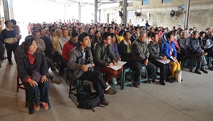 農友踴躍參加講習會，現場相當熱絡