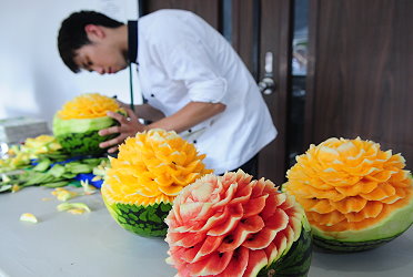 瓜果雕刻競賽現場 4 