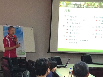 江汶錦助理研究員講授養液施肥技術