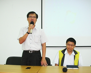 黃萬聰總幹事感謝臺南場重視土庫蘆筍產業