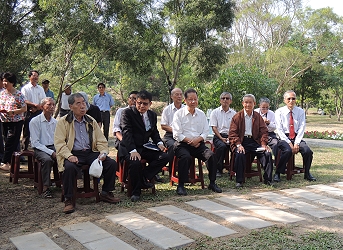 參加樹薯園開幕之退休前輩長官