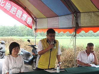 本場王仕賢場長 ( 中 ) 開場致詞