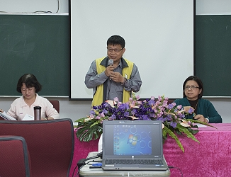 觀摩會在雲林分場舉行，王仕賢場長主持