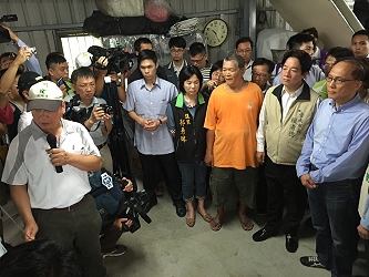 農糧署李蒼郎署長針對本年度辦理農作物災損進行簡報