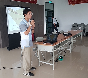 本場潘佳辰助理研究員介紹合理化施肥