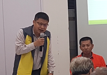 本場王仕賢場長致詞