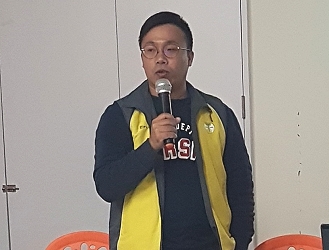 本場陳盈丞助理研究員介紹芒果主要病蟲害及防治方法