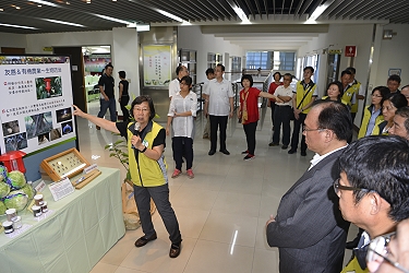 鄭安秀秘書說明友善及有機農業研發推廣