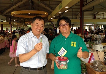 科技處張致盛處長肯定青農郭騏彰秋葵加工成果