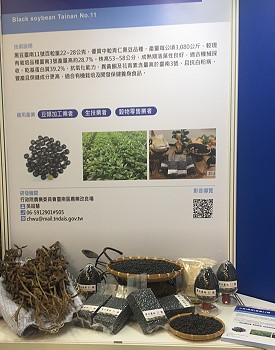 黑豆臺南 11 號海報與實物展示