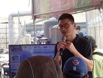 廖信喆技術員介紹水利會灌溉管路補助方案