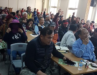 現場農友踴躍提問