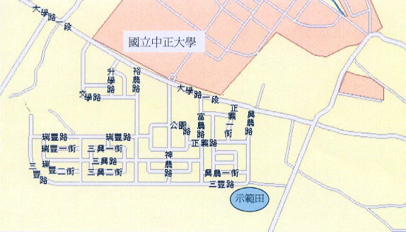鳳梨合理化施肥成果觀摩會地圖