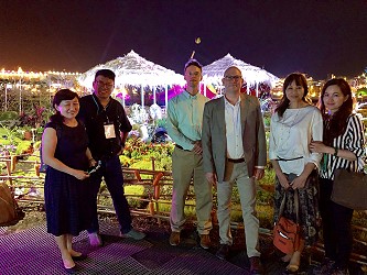 AIT 貴賓們在本場 2018 台灣燈會 