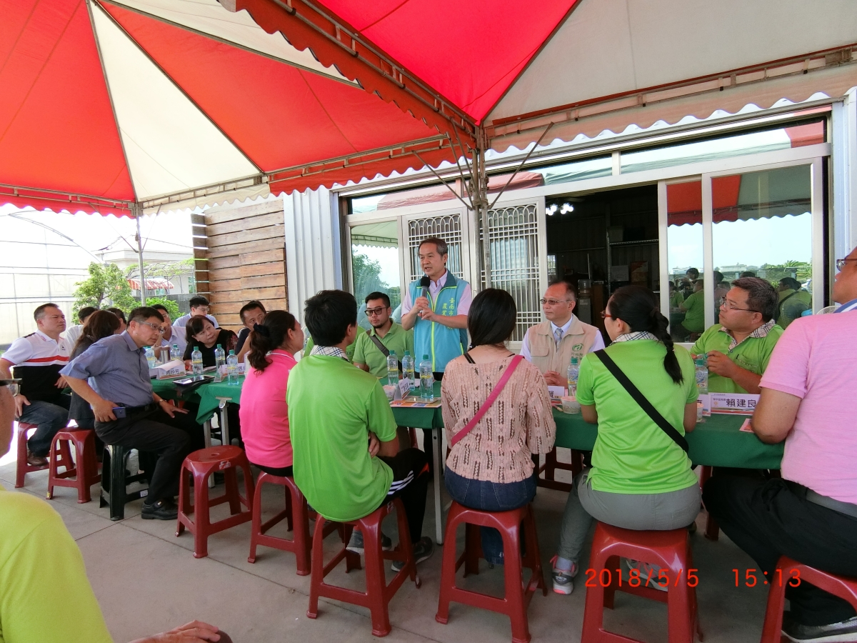 臺南市政府農業局李建裕副局長回應青農有關農業綠能產業的問題