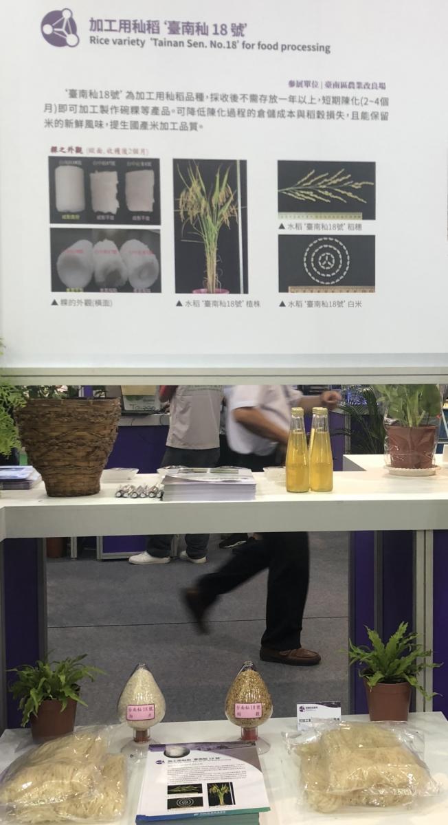 加工用秈稻‘臺南秈18號’